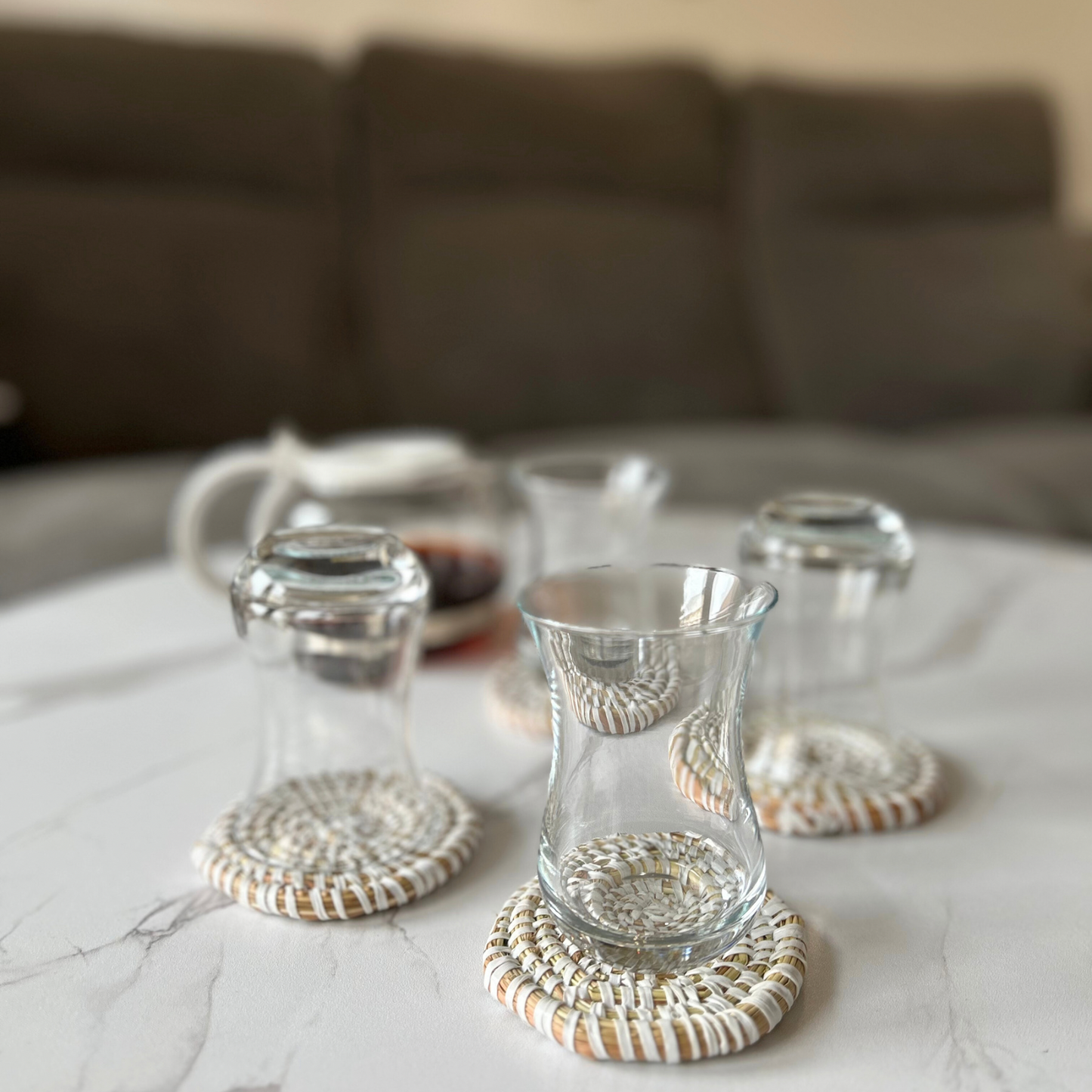 DESSOUS DE VERRE kit de 3